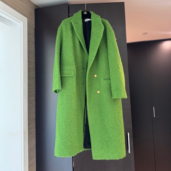 Green Zara Coat - Picture 1 of 5